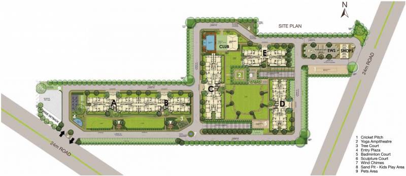  lumbini-terrace-homes Images for Site Plan of Brisk Lumbini Terrace Homes