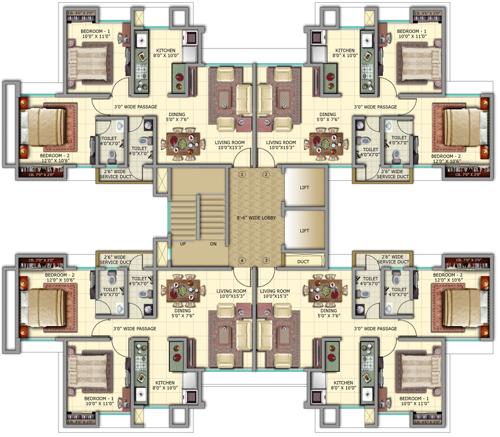 Images for Cluster Plan of Vardhman Garden Phase 1 garden-phase-1 Images for Cluster Plan of Vardhman Garden Phase 1