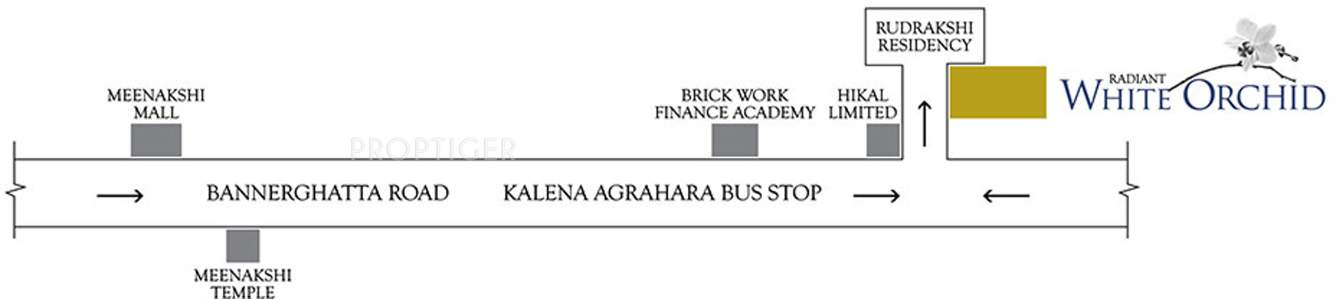  white orchid Images for Location Plan of Radiant White Orchid