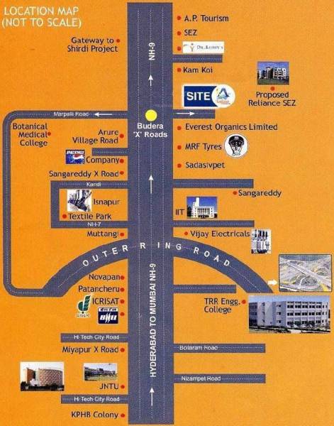 Images for Location Plan of Anjana Deccan Heights Images for Location Plan of Anjana Deccan Heights