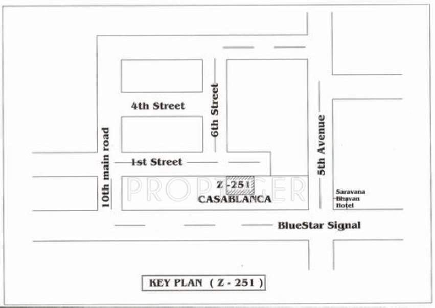 Images for Location Plan of India The Casablanca