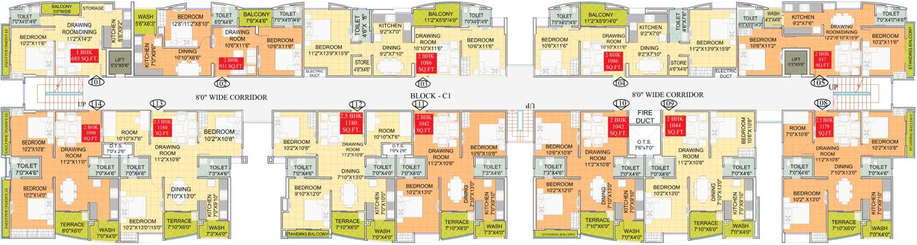 balaji skyz Images for Cluster Plan of Shikhar Balaji Skyz