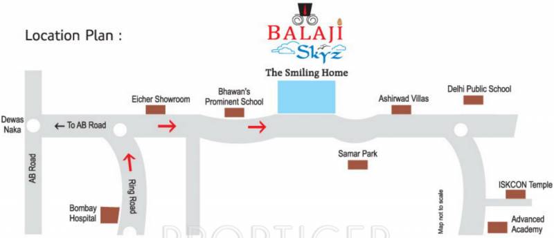  balaji-skyz Images for Location Plan of Shikhar Balaji Skyz