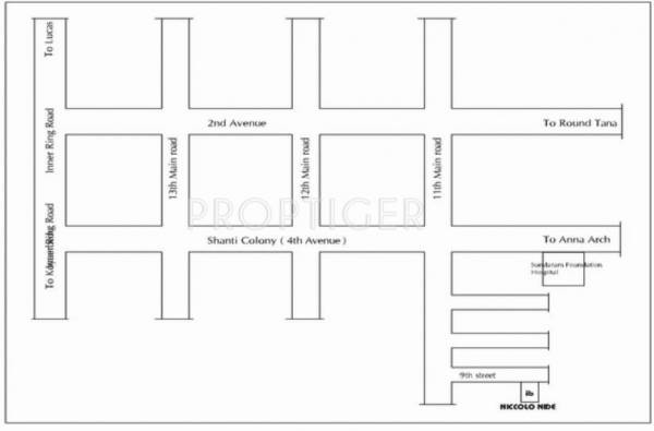 Images for Location Plan of India The Niccolo Nide