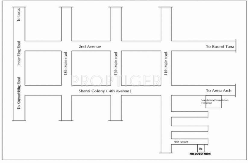 Images for Location Plan of India The Niccolo Nide