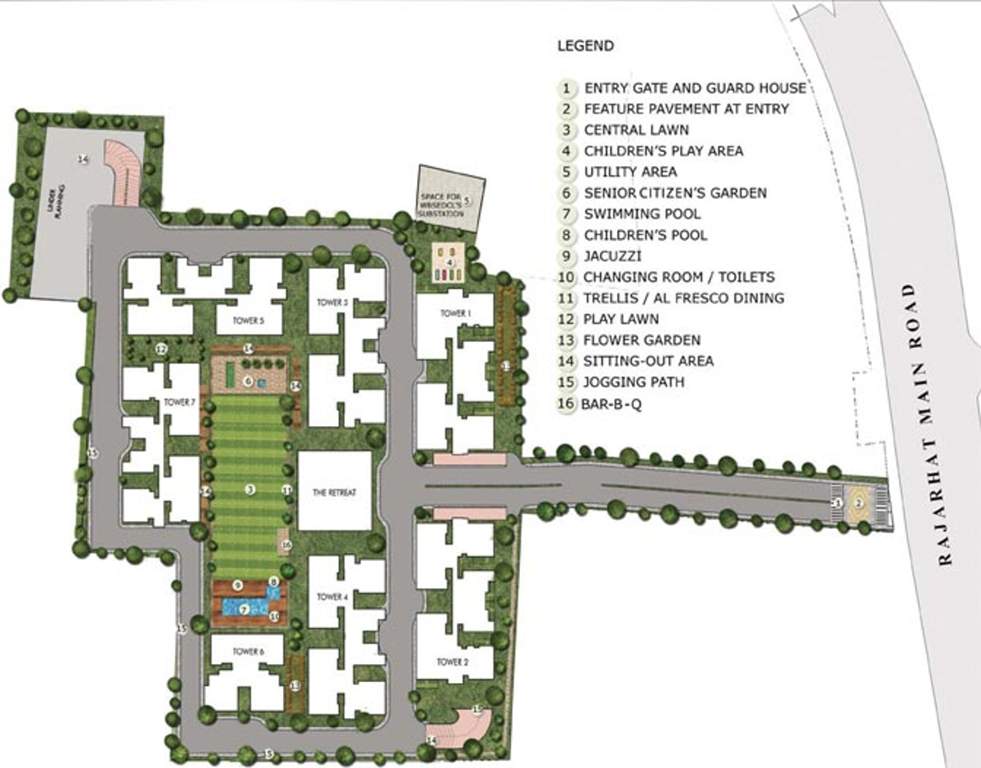  silveroak estate Images for Master Plan of Salarpuria Sattva Silveroak Estate