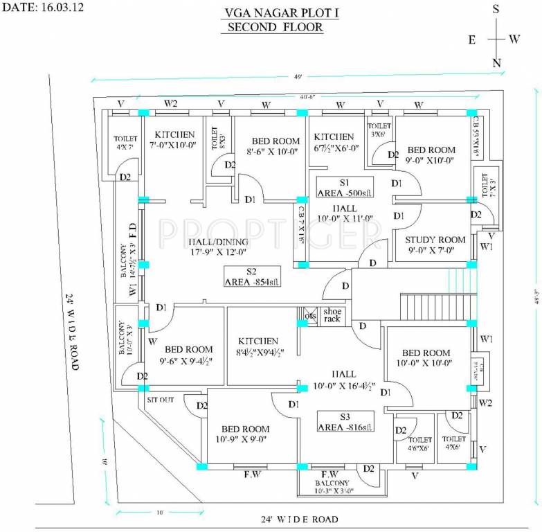 Gee Ge Structurals Monarch Cluster Plan of Second Floor