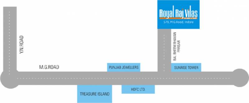  royal-raj-vilas Location Plan