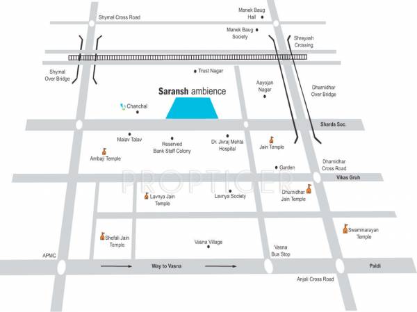 Location Plan saransh-ambience Location Plan