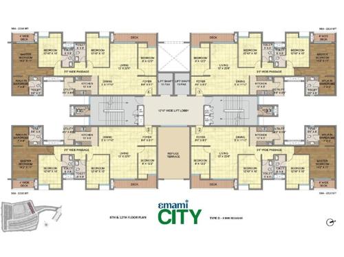 Images for Cluster Plan of Emami City city Images for Cluster Plan of Emami City