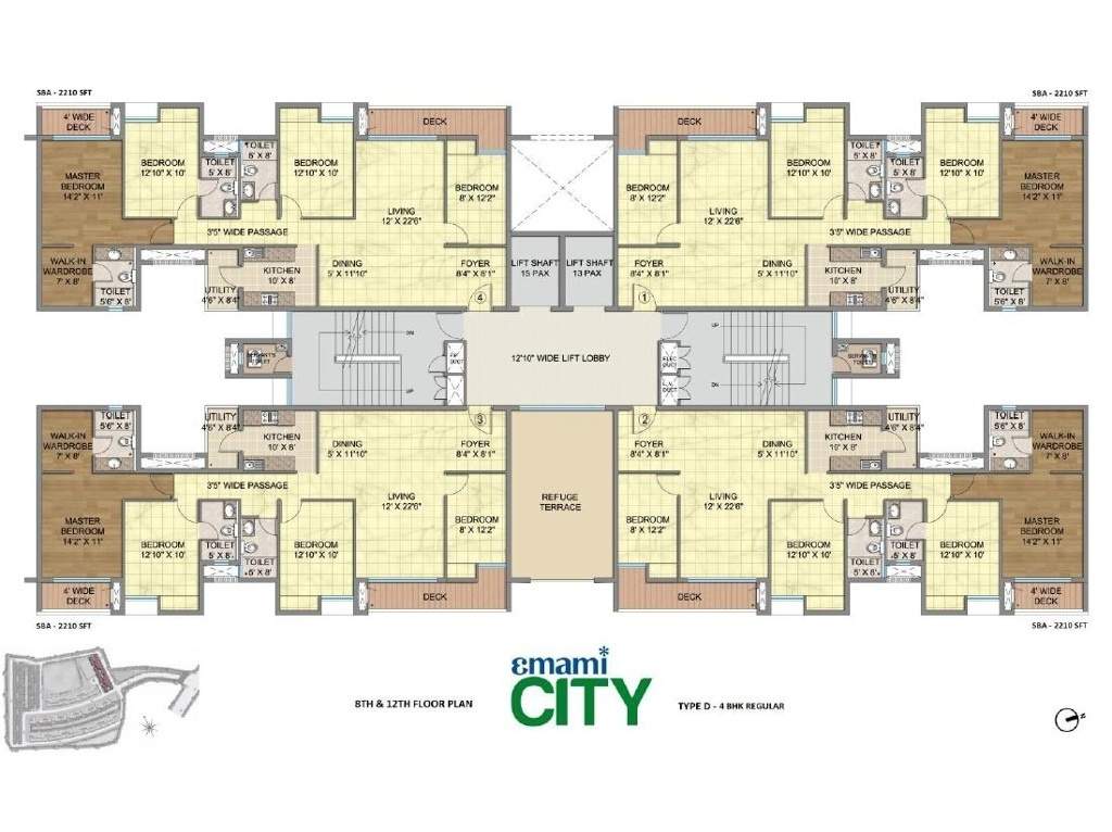 city Images for Cluster Plan of Emami City