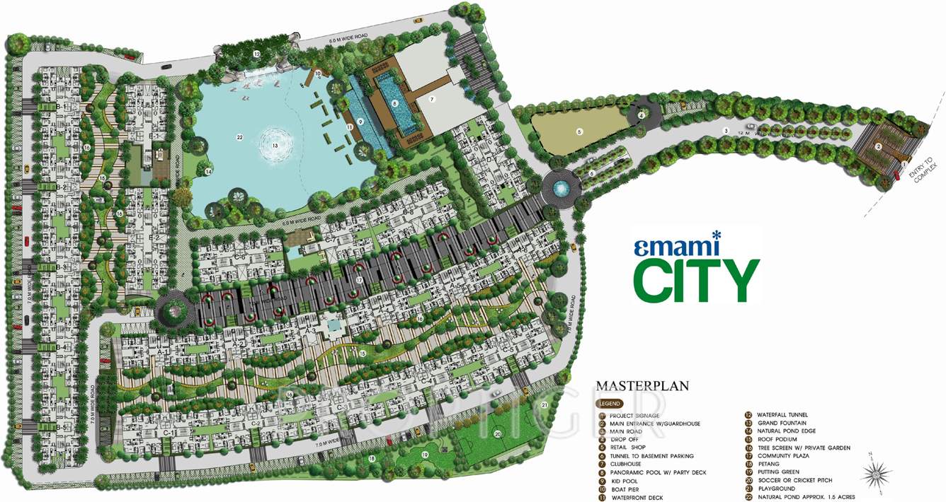 city Images for Master Plan of Emami City