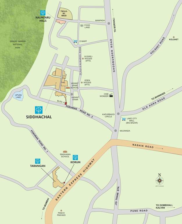  siddhachal vi Location Plan