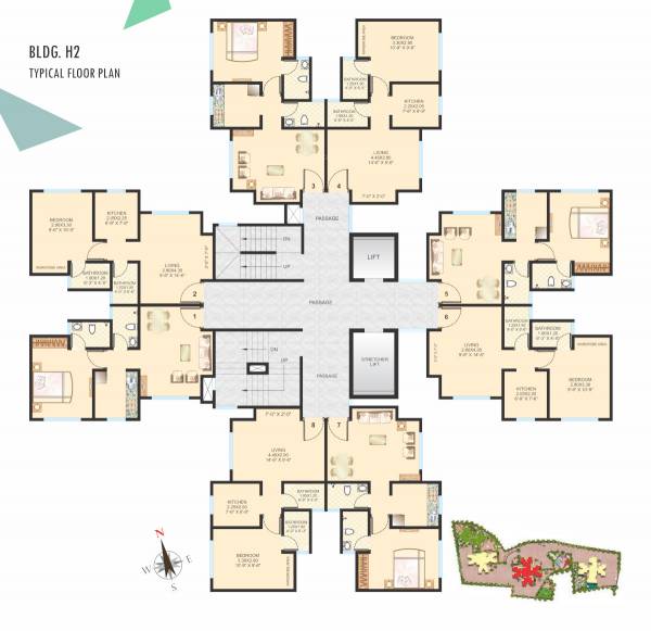 H1 Cluster Plan heights H1 Cluster Plan