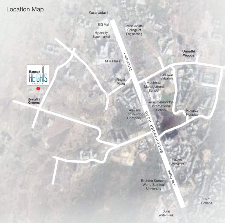 heights Images for Location Plan of Raunak Heights