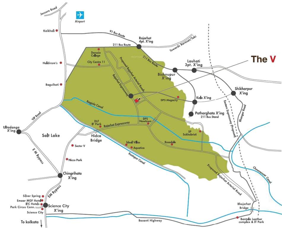  the v Images for Location Plan of Shristi The V