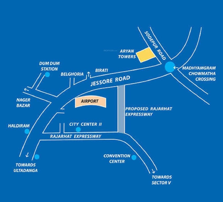  towers Location Plan