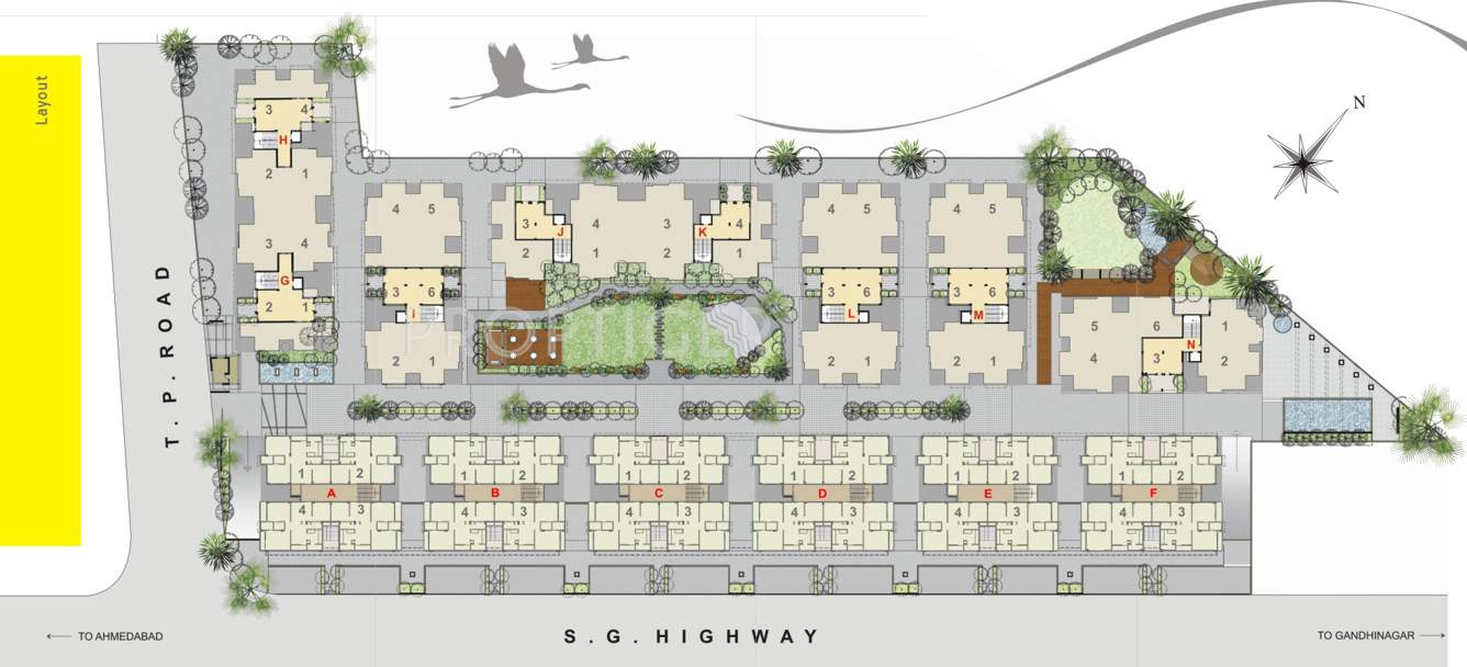  flamingo Images for Layout Plan of Swagat Flamingo