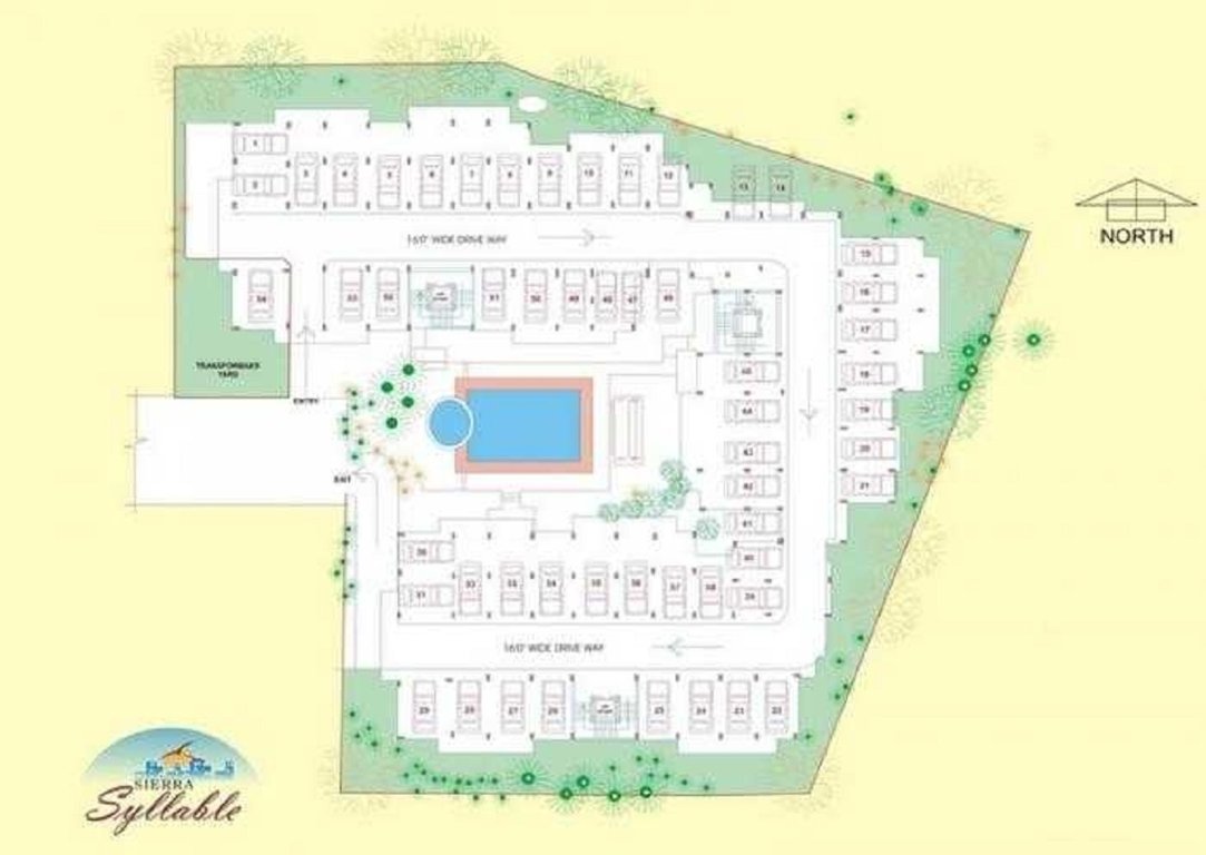  syllable Cluster Plan for ground Floor