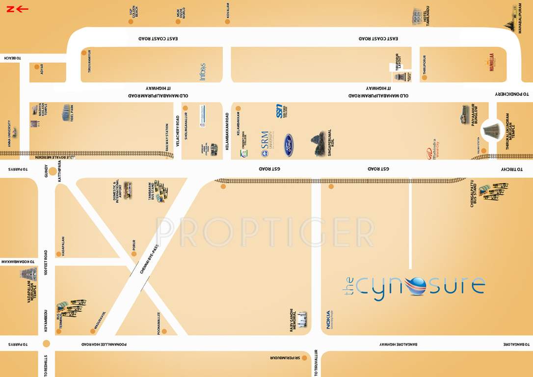 vip housing and properties cynosure Location Plan