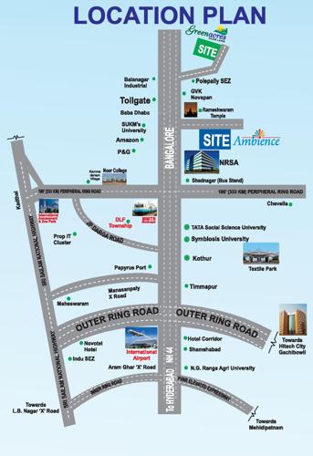  ambience Images for Location Plan of SpaceVision Ambience
