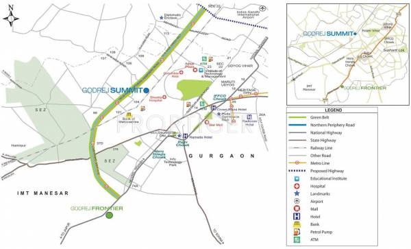 Images for Location Plan of Godrej Summit Images for Location Plan of Godrej Summit