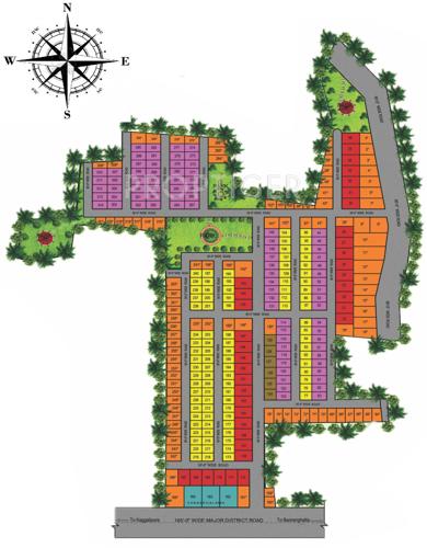  sri-krishna-gardens Images for Layout Plan of SLV Sri Krishna Gardens