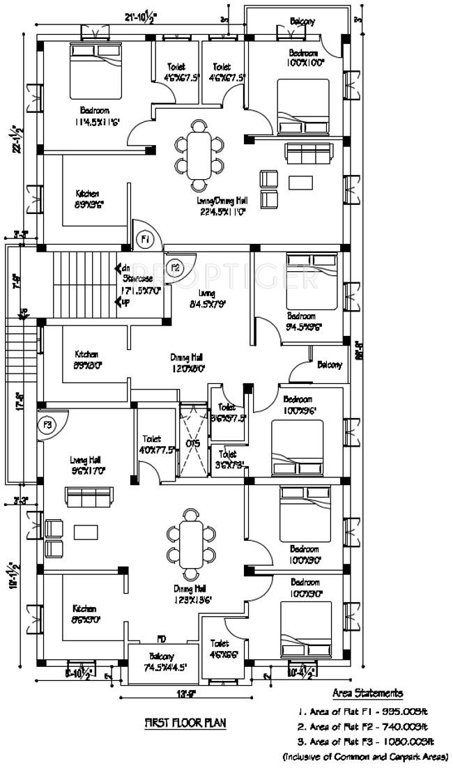 Images for Cluster Plan of Pappas Builder Prakash Flats