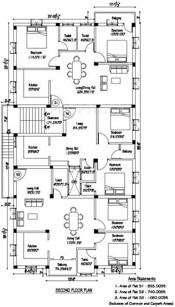Images for Cluster Plan of Pappas Builder Prakash Flats
