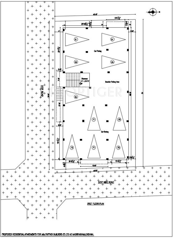 Images for Cluster Plan of Pappas Builder Prakash Flats