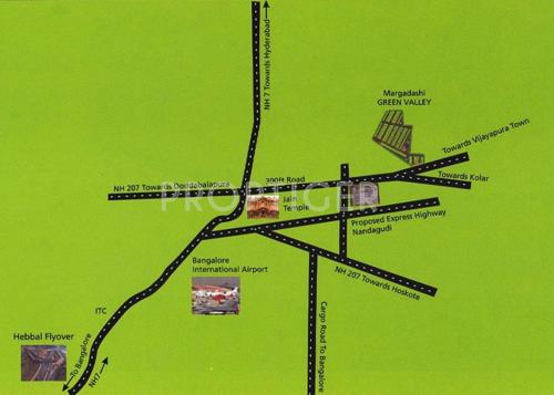 Images for Location Plan of Margadarshi Margadarshi Green Valley