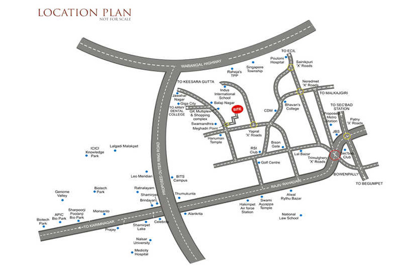  andal homes Location Plan