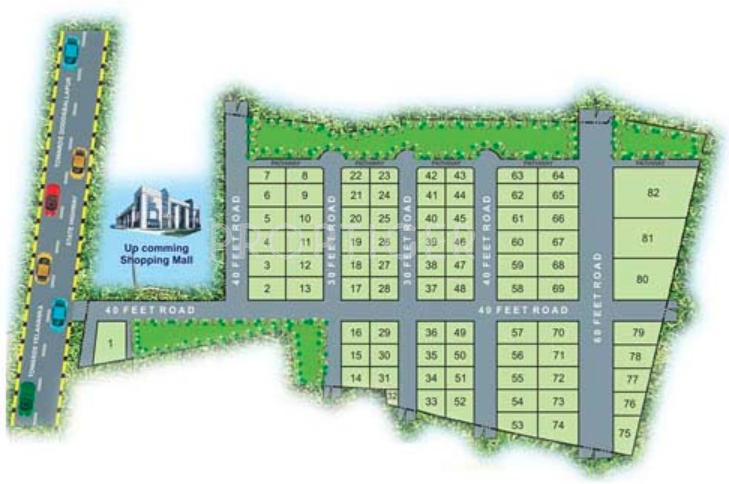 maxworth max-sri-vishnu-residency Layout Plan