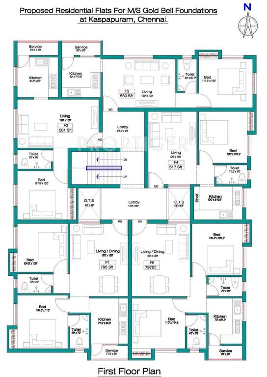 Images for Cluster Plan of Gold Sarah Villa