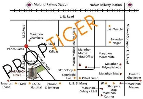  onyx Images for Location Plan of Marathon Realty Onyx