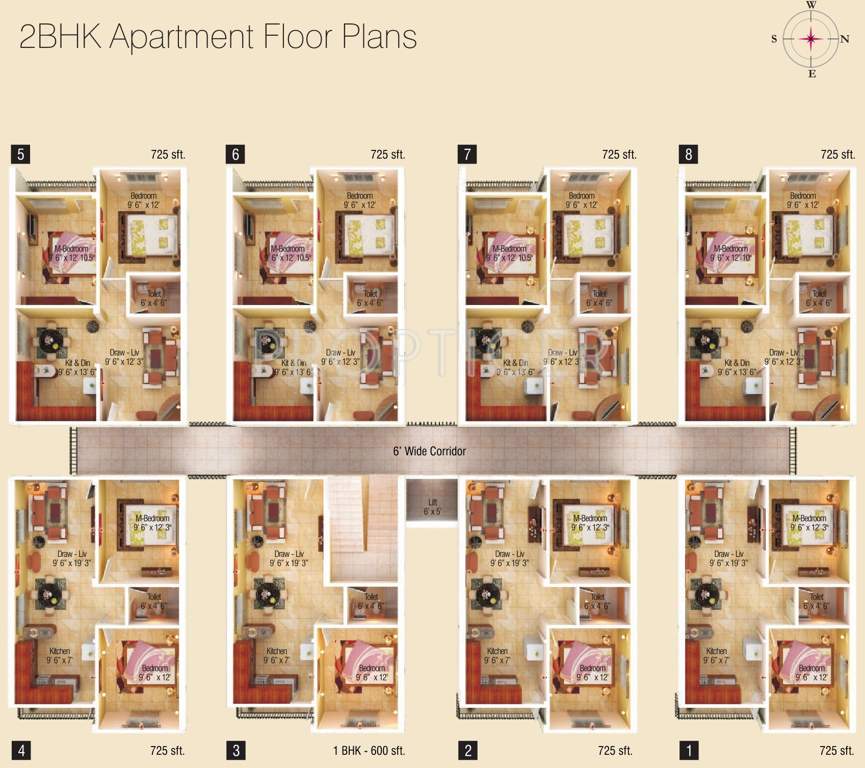 gulmohar Images for Cluster Plan of Prajay Gulmohar