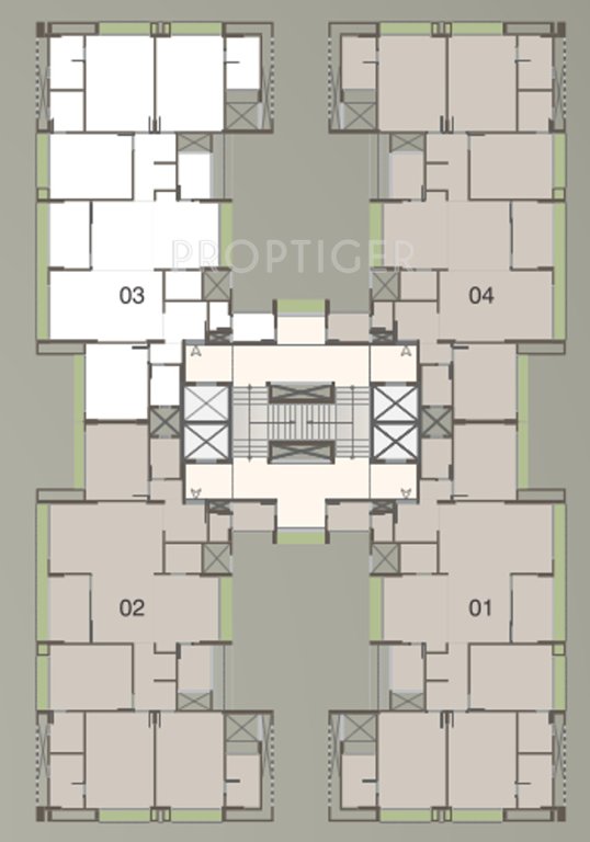  heights Images for Cluster Plan of Aaryavart Heights