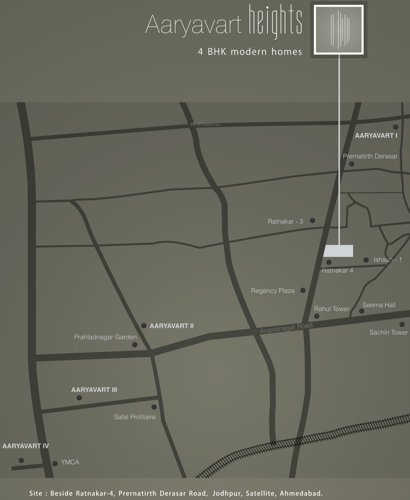  heights Images for Location Plan of Aaryavart Heights