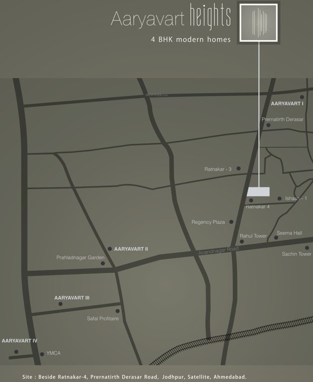  heights Images for Location Plan of Aaryavart Heights