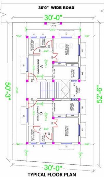 pallavarajha-properties pallava-garden Cluster Plan