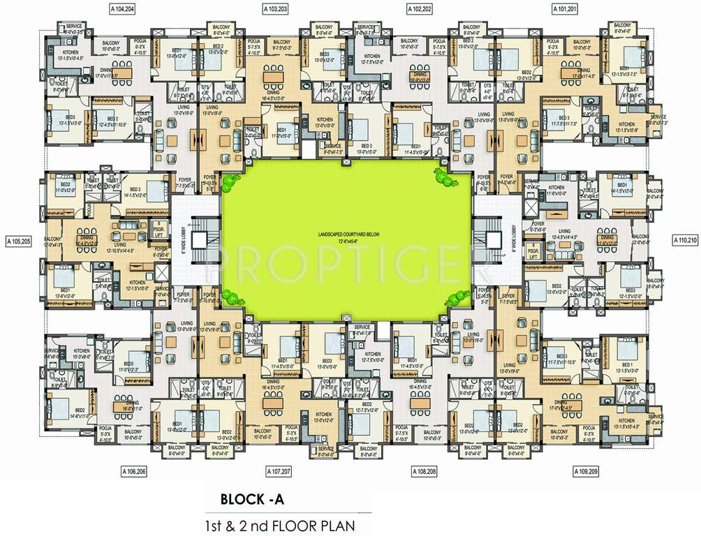 parradise Images for Cluster Plan of Romaa Parradise