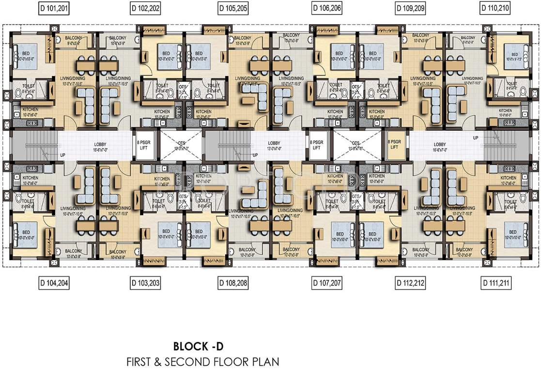 parradise Images for Cluster Plan of Romaa Parradise