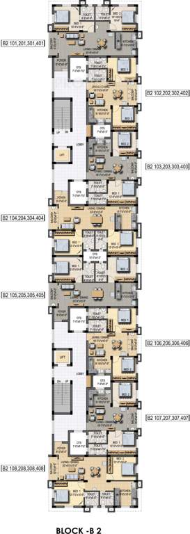 parradise Images for Cluster Plan of Romaa Parradise