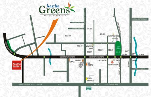  greens Images for Location Plan of Surya Aastha Greens