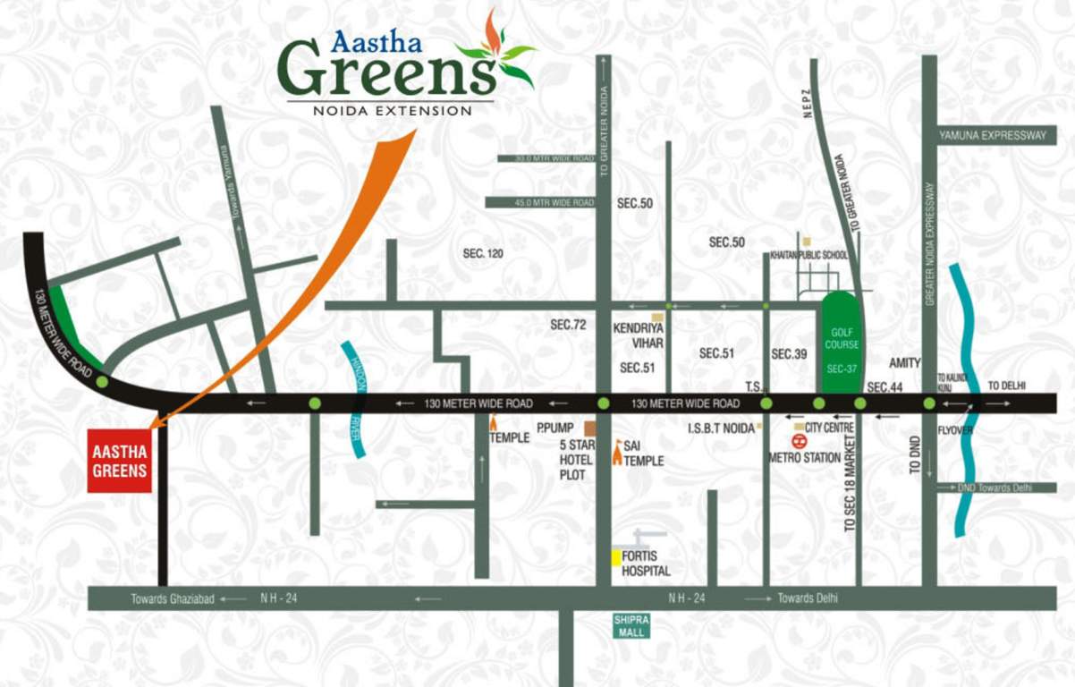  greens Images for Location Plan of Surya Aastha Greens