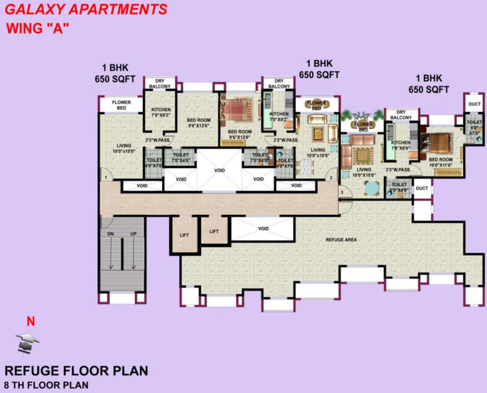 Images for Cluster Plan of HDIL Galaxy Apartments