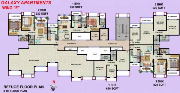 Images for Cluster Plan of HDIL Galaxy Apartments