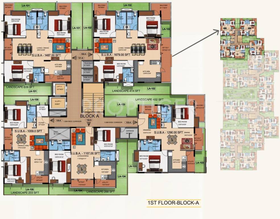 Images for Cluster Plan of Mahaveer Tranquil