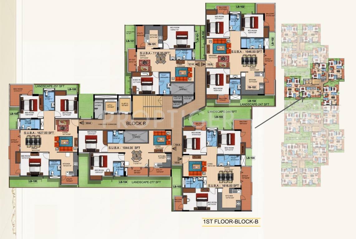Images for Cluster Plan of Mahaveer Tranquil