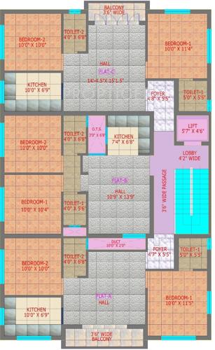 Images for Cluster Plan of CC Bharatham Enclave